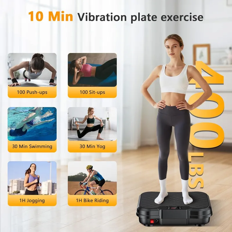 NXSCI Vibrating Platform for Lymphatic Drainage with 250 Speeds